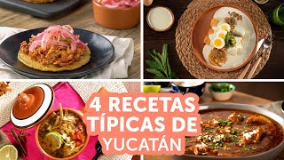 4 recetas típicas de Yucatán  Kiwilimón [upl. by Oniger567]