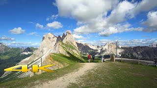 Dolomites Seceda Puez Odle Hike Italy 4K 🇮🇹 [upl. by Houston]