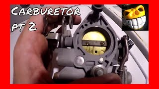 How To Rebuild and Clean a VW Carburetor part 2 of 2 [upl. by Lirva]