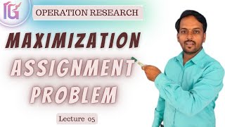 Maximization Assignment Problem in Hindi  in Operation Research [upl. by Eldredge28]