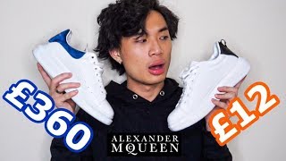 ALEXANDER MCQUEEN OVERSIZED SNEAKERS DUPES [upl. by Georges]