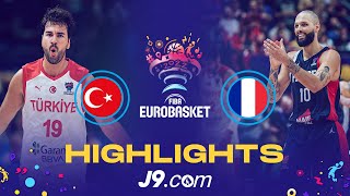 Turkey 🇹🇷  France 🇫🇷  Round of 16  Game Highlights  FIBA EuroBasket 2022 [upl. by Arutnev973]