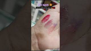 Lakme glitterati lip glaze🤩🔥💋newlaunchlipgloss youtubeshortsmakeup youtube instagramreels [upl. by Hefter]