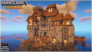 Minecraft Island Fortress Tutorial [upl. by Rebeka]