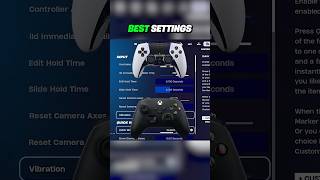 BEST Controller SETTINGS  Aimbot 🎯 fortnite shorts [upl. by Skippy]