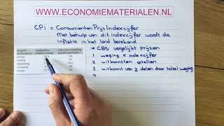 CPI en inflatie berekenen economiematerialen [upl. by Adnama187]