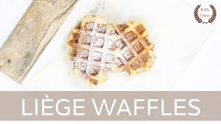 How to Make Belgian Liège Waffles  Pearl Sugar Recipe  WafflePantrycom [upl. by Andert]