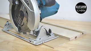 Make a Circular Saw Guide with DIY Ttrack [upl. by Karin]