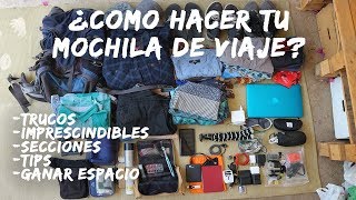 Trucos para hacer tu mochila de mochilero [upl. by Minabe]