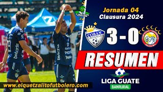 RESUMEN COMPLETO DE LA GOLEADA Cobán Imperial 3 vs Xelajú 0  Jornada 4 Clausura 2024 [upl. by Velda]