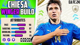 SPAGHETTI MAFIA BEST PRIME CHIESA WINGER BUILD EA FC 24 Pro Clubs [upl. by Zetnahs]