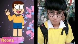 Doraemon Characters In Real Life 2018 [upl. by Tanney]