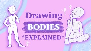 🌸 How I Draw Bodies 🌸  easy amp step by step [upl. by Retsevel431]