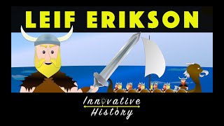 Leif Erikson  Leif Erikson Day History Cartoon [upl. by Thielen46]