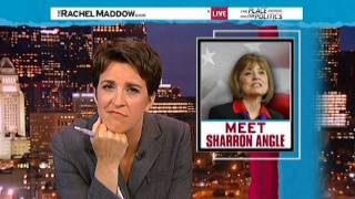 Rachel Maddow Meet The Latest Crazy Republican Senatorial Candidate Sharron Angle [upl. by Carrissa]