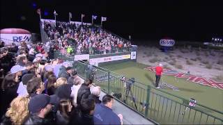 2014 World Long Drive Championship  Jamie Sadlowski vs The Total Package  QUARTERFINALS Paiute [upl. by Lihkin]