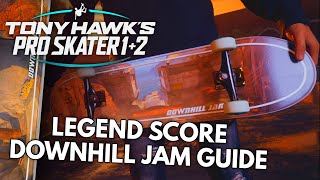 How to beat 5486000 SECRET LEGEND score on Downhill Jam  Tony Hawks Pro Skater 1  2 Remaster [upl. by Birgit]