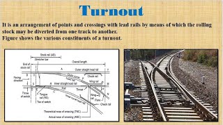 Turnout In Railway Track  Hindi  Railway Engineering [upl. by Olympie458]