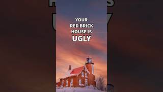 Your red brick house is ugly and here’s how you can fix it diy [upl. by Woodie]