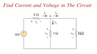 How To Find voltage Drops and Current  KCL  KVL  Circuit Analysis Solved Problem [upl. by Reniti]