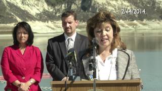 Lake Cachuma Press Conference  Mona Bontty [upl. by Kristine]