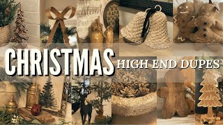 32 Amazing High End Christmas Decor Dupes  Look for Less Christmas Decor  Mega Video [upl. by Aita466]