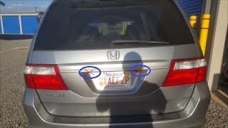 20052010 Honda Odyssey License Plate Light 🔧 [upl. by Hanas]