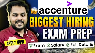 Accenture Biggest Hiring Update  OFF Campus Drive For 2024 2023  Exam Pattern 🤔  Closing Soon😱 [upl. by Deidre166]