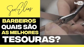 TOP 05 MELHORES TESOURAS PARA CORTE DE CABELO  By Seu Elias [upl. by Aihsenot604]