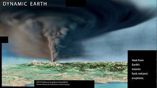 ASHEE 2015 Calbuco eruption simulation [upl. by Etselec]