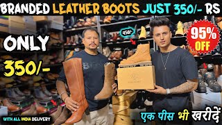 Leather Boots Just 350 Rs 🥵  100 Original  New collection upto 94 off On Big Brands 🔥😍 [upl. by Ydnim]