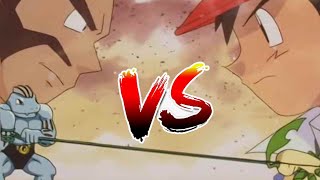 Machoke vs Bayleef Pokemon battle  pokemon fight  Ash Bayleef Pokemon fight  Pokemon master [upl. by Christoph942]