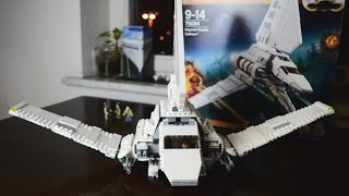 LEGO Star Wars Imperial Shuttle Tydirium  Lego Speed Build 2 [upl. by Nylirac231]