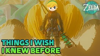 Things i wish i knew before Trips and Tricks Beginners  The Legend of Zelda TotK [upl. by Annaerb]