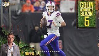 Blazin 5 Bills beat Cowboys Seahawks upset Eagles Cardinals cover in Week 15  NFL  THE HERD [upl. by Akcimat]