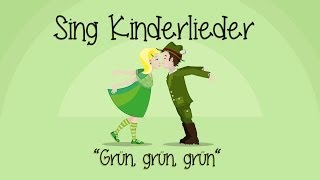 Grün grün grün sind alle meine Kleider  Kinderlieder zum Mitsingen  Sing Kinderlieder [upl. by Philipines]