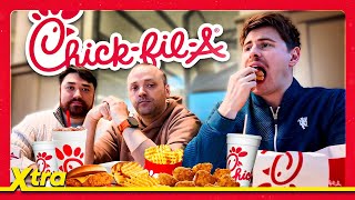 IRISH GUYS TRY ChickFilA for the first time [upl. by Ebag]