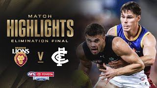 Brisbane v Carlton Highlights  Elimination Final 2024  AFL [upl. by Kayle453]