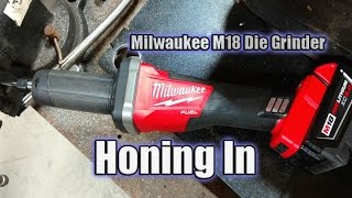 Milwaukee Tool M18 FUEL Die Grinder Review  Model 278422 [upl. by Oirobil]