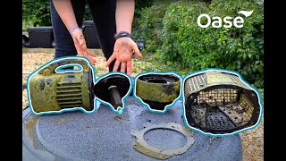 How to clean an OASE AquaMax Eco Expert Pond Pump – OASE TV [upl. by Pinchas]