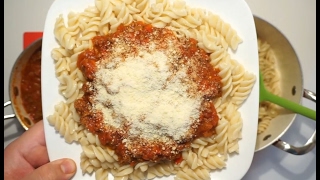 BEST PASTA SAUCE EVER Authentic Italian Recipe  BY CRAZY HACKER [upl. by Releyks]