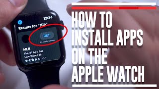 How to install apps on your Apple Watch 2021  2 ways [upl. by Aiderfla]