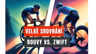 ROUVY vs ZWIFT  velké srovnání tréninkových aplikací  Honzův Cyklovlog rouvy zwift garmin [upl. by Aili]