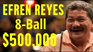 EFREN REYES vs Rodney Morris 500000 8BALL [upl. by Sumner]