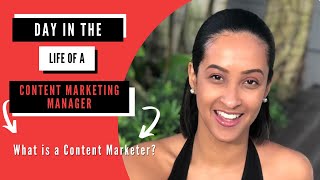 Day in the Life of a Content Marketing Manager [upl. by Toomay667]