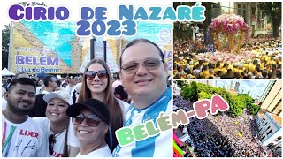 Círio de Nazaré 2023 em BelémPA  A maior procissão religiosa do mundo belem círiodenazare [upl. by Yenitsed]