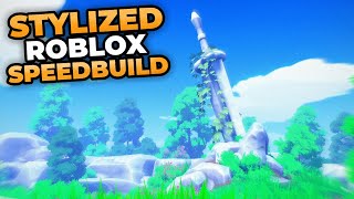 Stylized Roblox Speedbuild  Roblox Studio [upl. by Ednarb]