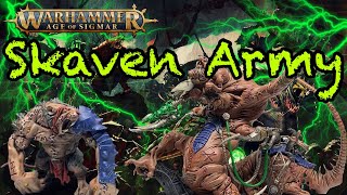 Warhammer Skaven Army Showcase [upl. by Irisa]