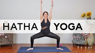 45Min Hatha Yoga Perfect Intensity Gentle but strong [upl. by Terzas]