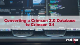 Converting a Crimson 30 database to Crimson 31 [upl. by Coraline]